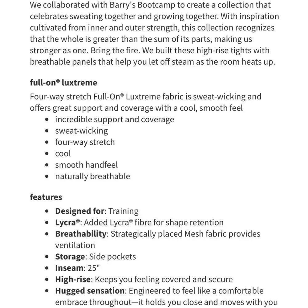 Lululemon Stronger as One Tight 25